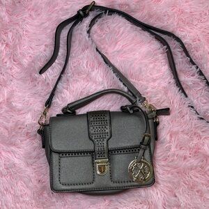 Chic Gray Christian Lacroix Bag with Charm